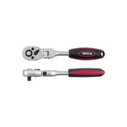   YATO Racsnis hajtószár 3/8" 242 mm 72T csuklós ±90° egyenes szár CrV