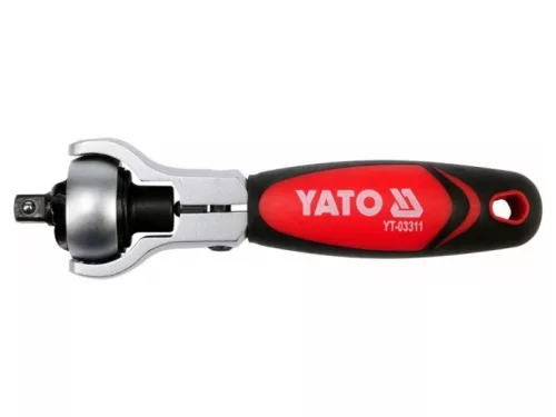 YATO Racsnis hajtószár 1/4" 72T 115 mm forgó fejes CrV
