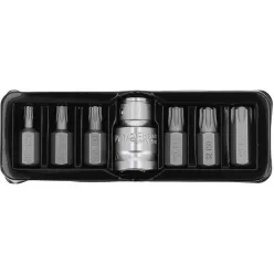 YATO Torx bit készlet 7 részes (1/2" T25-T50)