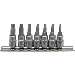   YATO Roncsolttorxcsavar kiszedő dugókulcs készlet 7 részes 1/4"