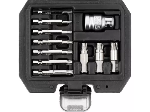 YATO Roncsoltcsavar kiszedő készlet 11 részes TORX