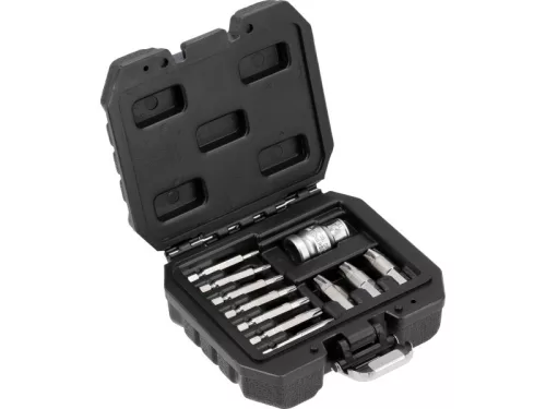 YATO Roncsoltcsavar kiszedő készlet 11 részes TORX