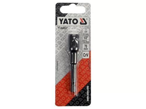 YATO Dugókulcs adapter 1/4" Hex -> 1/2" négyszög CrV