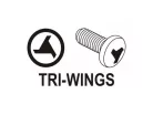 YATO Bithegy Tri-Wing TW0 + TW1 x 100 mm (2 db)