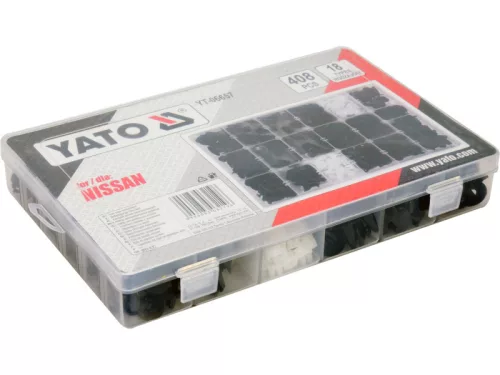 YATO Műanyag patent készlet 408 részes Nissan