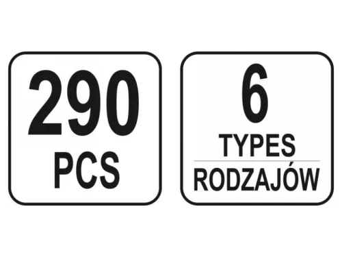 YATO Műanyag patent készlet 290 részes BMW