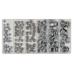   YATO Hatlapú önzáró csavaranya készlet 146 részes M4-M12