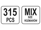 YATO Hasított illesztőszeg készlet 315 részes