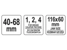 YATO Fékmunkahenger visszanyomó 40 - 68 mm