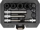 YATO Féknyereg szerelő dugókulcs készlet 11 részes 3/8", 1/2" CrV