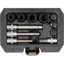   YATO Féknyereg szerelő dugókulcs készlet 11 részes 3/8", 1/2" CrV