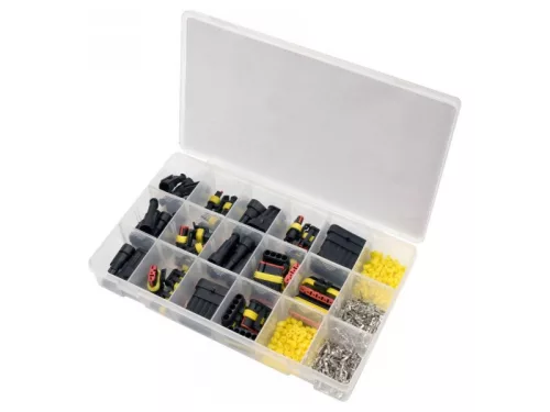 YATO Elektromos csatlakozó készlet 424 részes