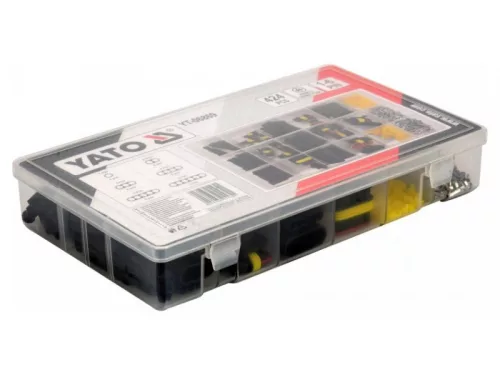 YATO Elektromos csatlakozó készlet 424 részes