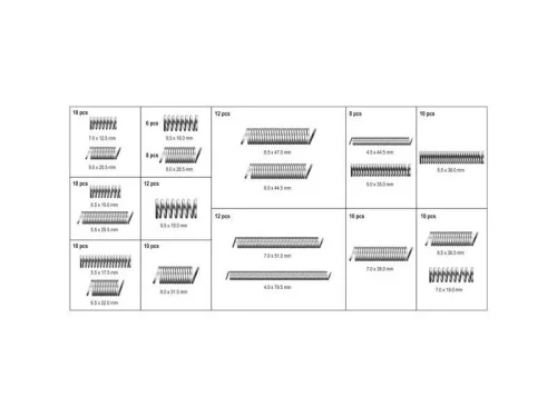 YATO Rugó készlet 200 db