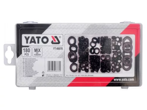 YATO Kábelátvezető gumigyűrű készlet 180 részes