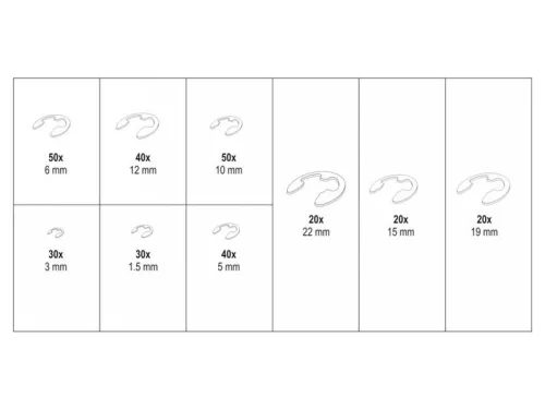 YATO E-gyűrű készlet 300 részes