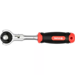  YATO Racsnis hajtószár 1/4" 145 mm 72T forgó fejes CrV