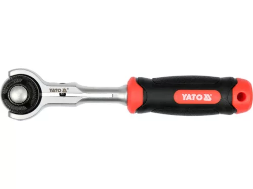 YATO Racsnis hajtószár 1/4" 145 mm 72T forgó fejes CrV