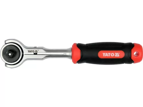 YATO Racsnis hajtószár 1/4" 145 mm 72T forgó fejes CrV