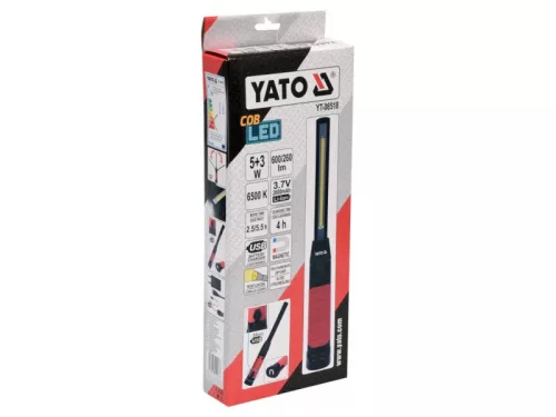 YATO Akkus szerelő LED lámpa 5 W+3 W