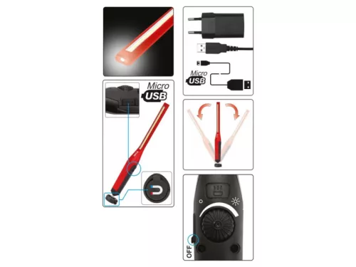 YATO Akkus LED lámpa 7 W+3 W