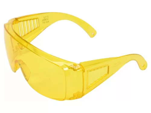 YATO Elemes UV zseblámpa + szemüveg 3 x AA