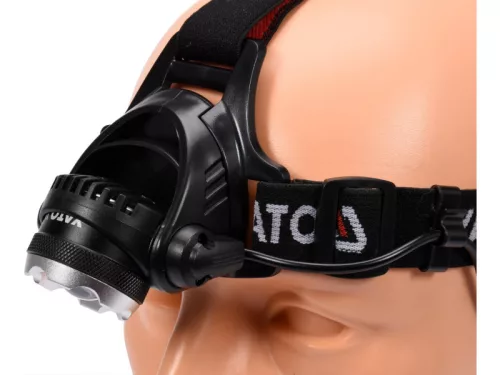 YATO Elemes LED fejlámpa XM-L2 CREE állítható fókusszal