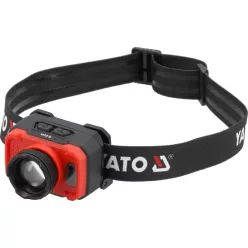 YATO Akkus fejlámpa 600 lm