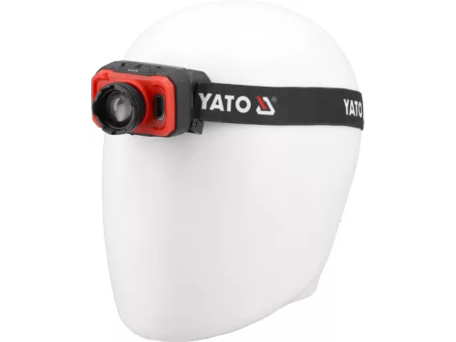 YATO Akkus fejlámpa 600 lm