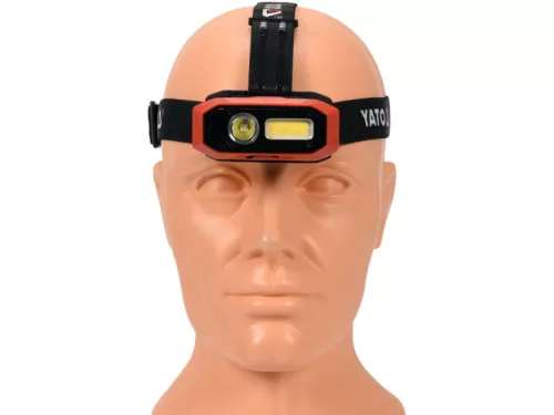 YATO Akkus LED fejlámpa 800 lm mozgásérzékelős