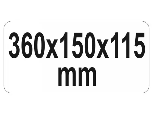 YATO Szerszámosláda fém 360 x 150 x 115 mm