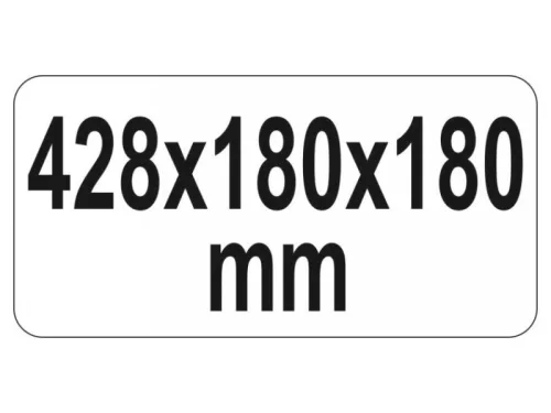YATO Szerszámosláda fém 428 x 180 x 180 mm