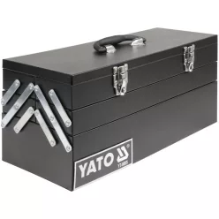 YATO Szerszámosláda fém 460 x 200 x 225 mm