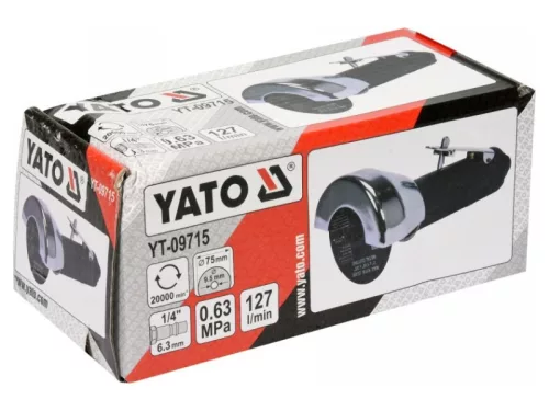 YATO 75 mm pneumatikus vágószerszám, mini sarokcsiszoló