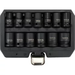   YATO Gépi dugókulcs készlet 13 részes 1/2" 10-24 mm CrMo