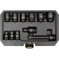   YATO Gépi dugókulcs készlet 11 részes 1/2" 10-27 mm CrMo