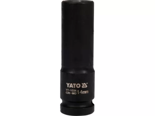 YATO Gépi hosszú dugókulcs 1/2" 14 mm CrMo