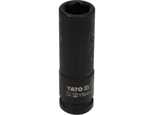 YATO Gépi hosszú dugókulcs 1/2" 15 mm CrMo