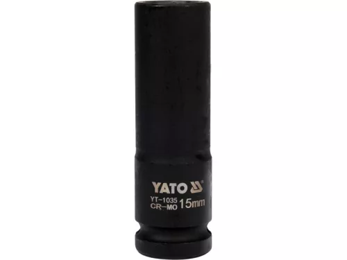 YATO Gépi hosszú dugókulcs 1/2" 15 mm CrMo