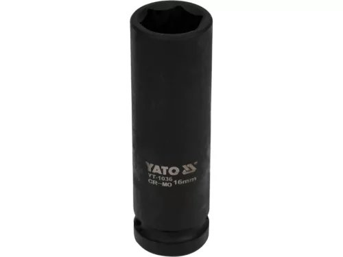 YATO Gépi hosszú dugókulcs 1/2" 16 mm CrMo