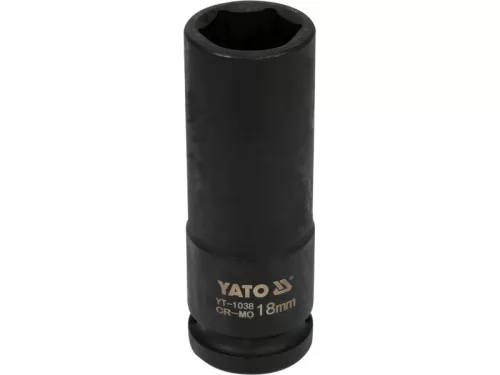 YATO Gépi hosszú dugókulcs 1/2" 18 mm CrMo