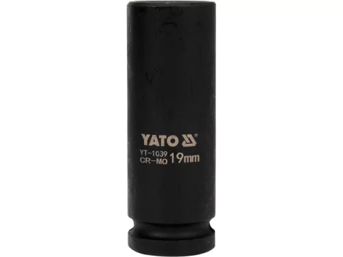 YATO Gépi hosszú dugókulcs 1/2" 19 mm CrMo
