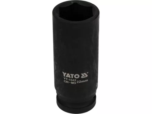 YATO Gépi hosszú dugókulcs 1/2" 22 mm CrMo