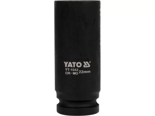 YATO Gépi hosszú dugókulcs 1/2" 22 mm CrMo