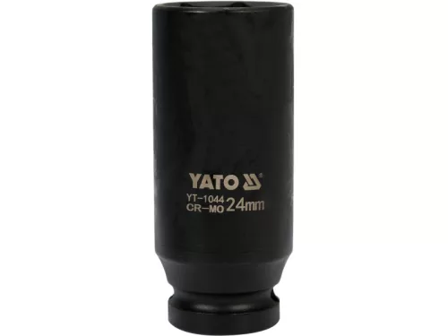 YATO Gépi hosszú dugókulcs 1/2" 24 mm CrMo