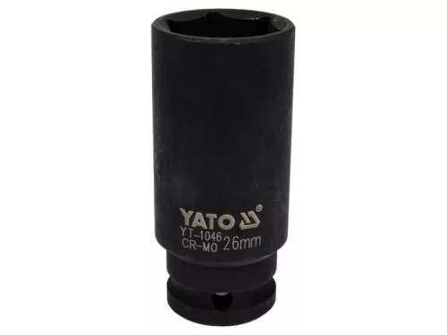 YATO Gépi hosszú dugókulcs 1/2" 26 mm CrMo