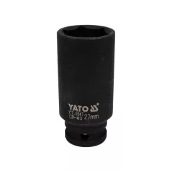 YATO Gépi hosszú dugókulcs 1/2" 27 mm CrMo