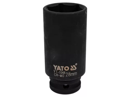 YATO Gépi hosszú dugókulcs 1/2" 28 mm CrMo