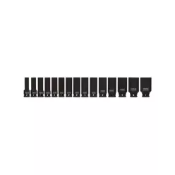   YATO Gépi hosszú dugókulcs készlet 15 részes 1/2" 10-32 mm CrMo