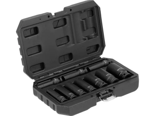 YATO Hosszú gépi dugókulcs készlet 10 részes 1/2" 10 részes 10-27 mm